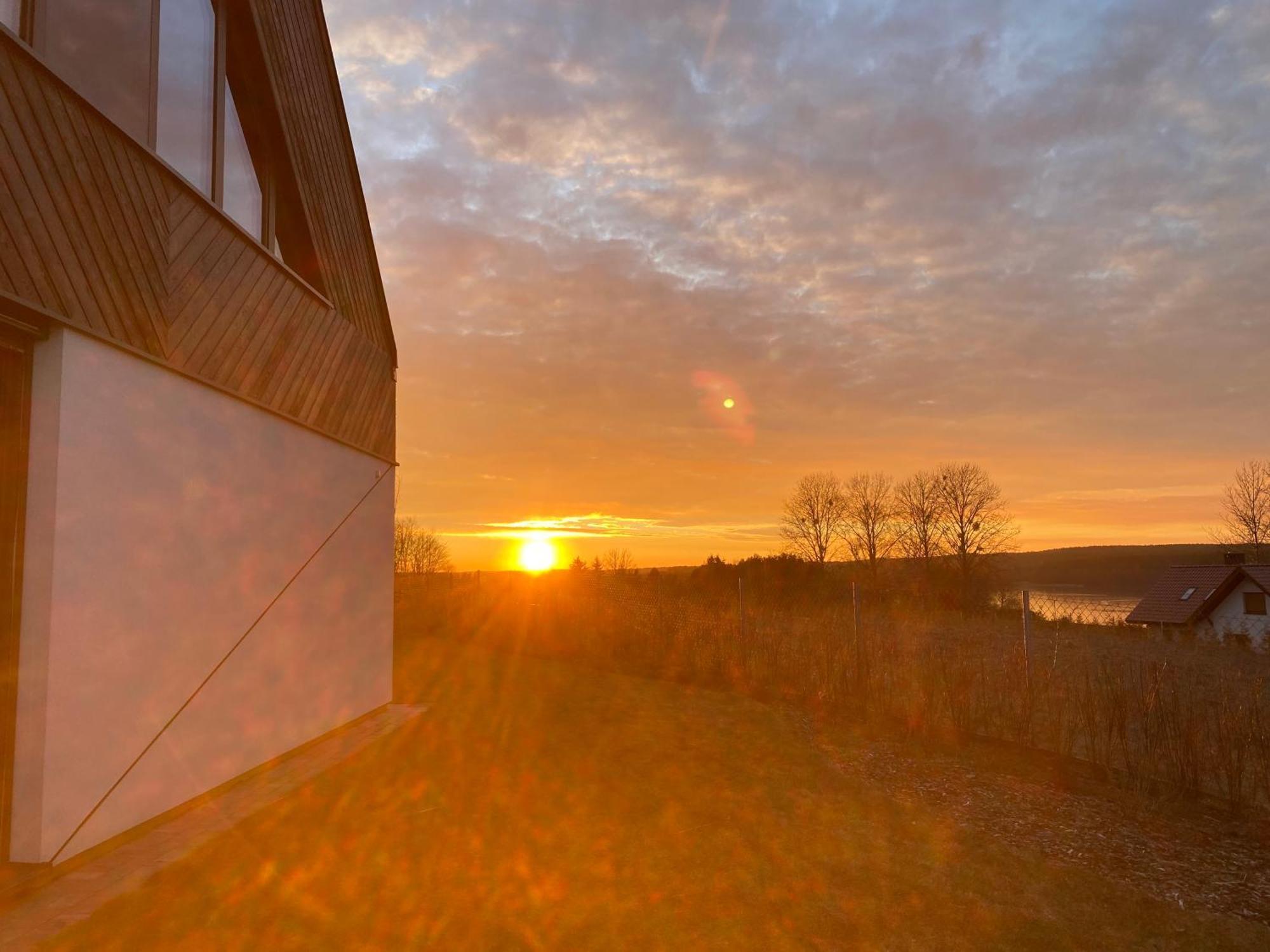 Luksusowy apartament Ryn Mazury Widok na Jezioro, Gorąca BALIA Zewnętrze zdjęcie
